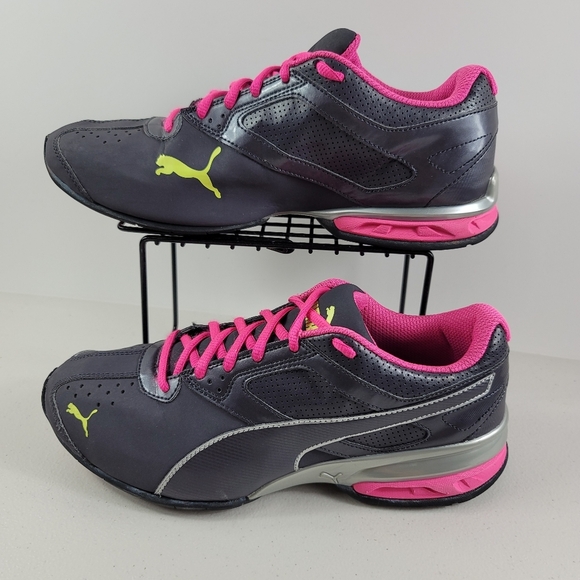 Puma Women'sGray PINK black Sneakers Running - Picture 1 of 11